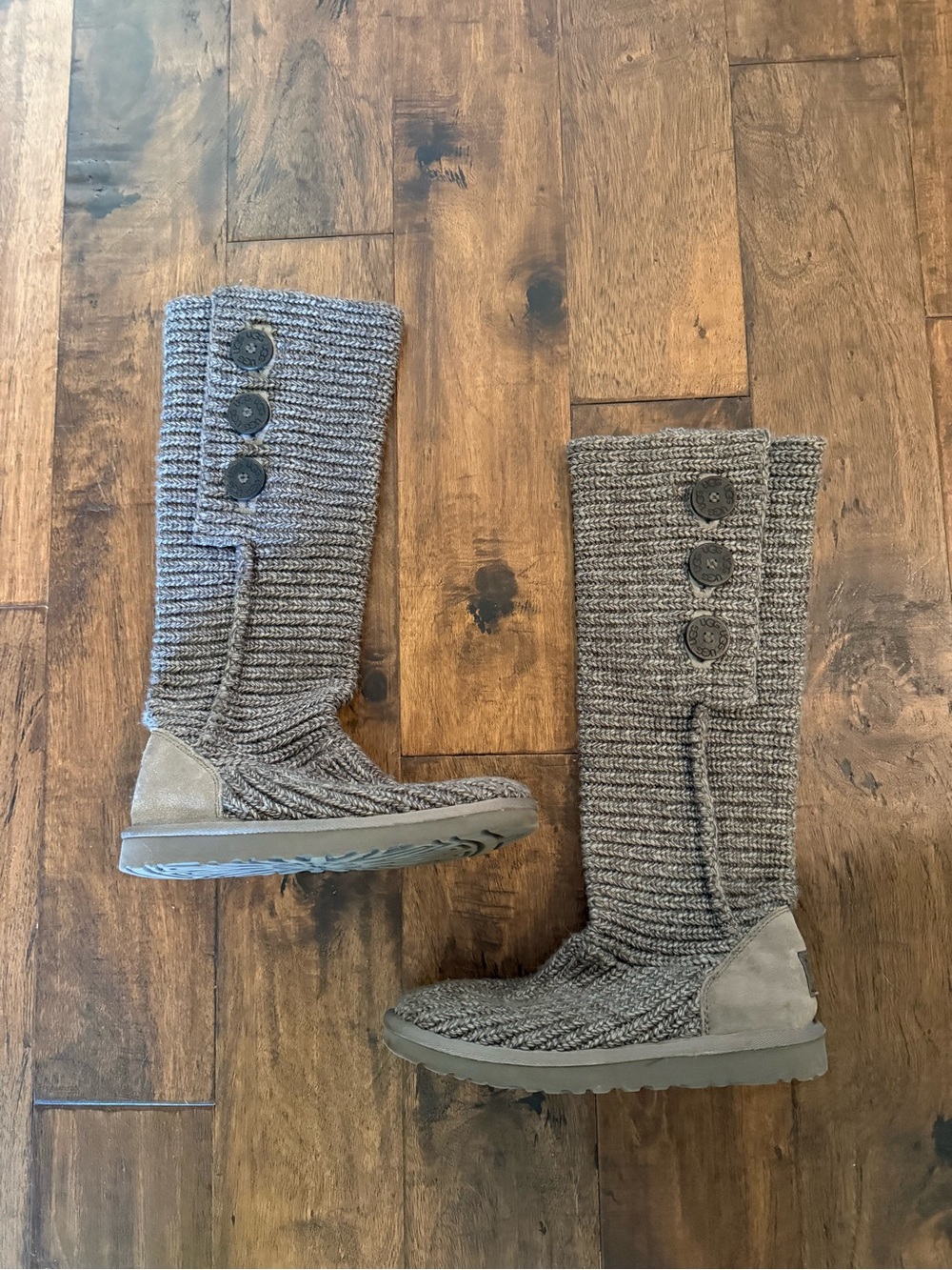 Ugg Australia Knit Gray Boots